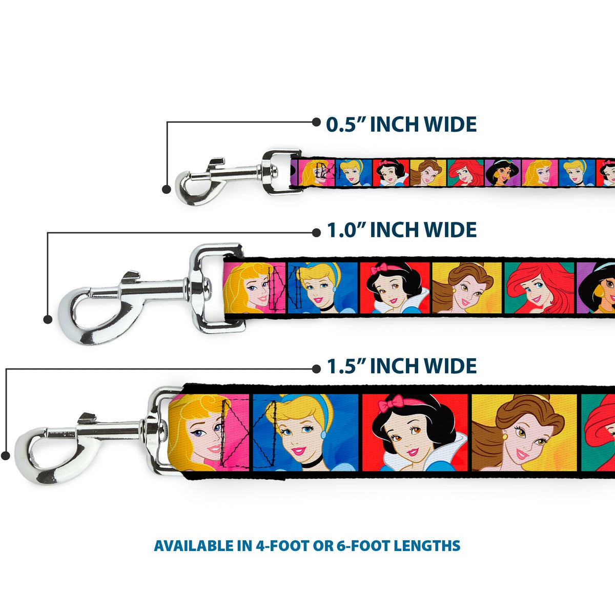 Dog Leash - Disney Princess Blocks 