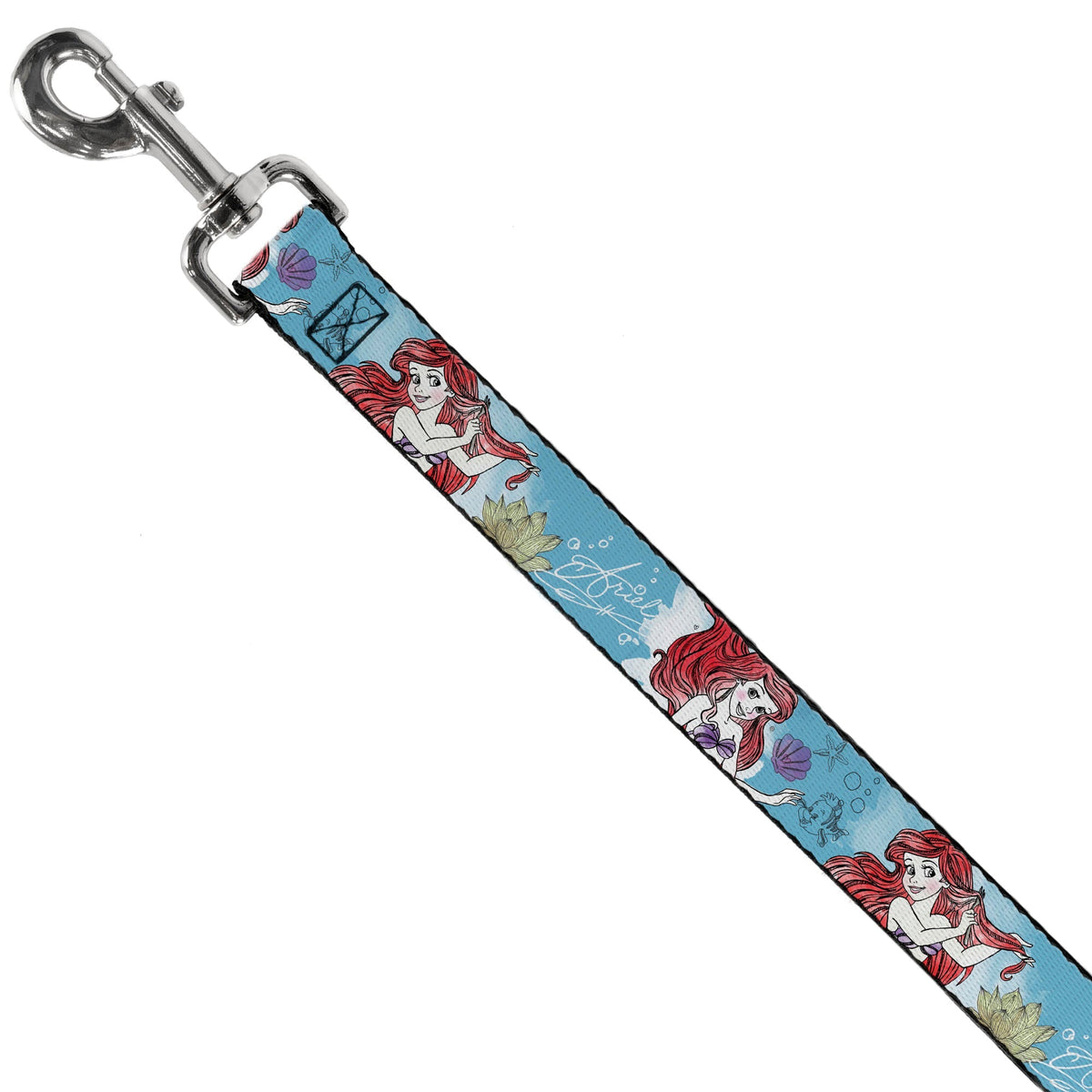 Dog Leash - ARIEL Sketch Poses Blues/Lavender 