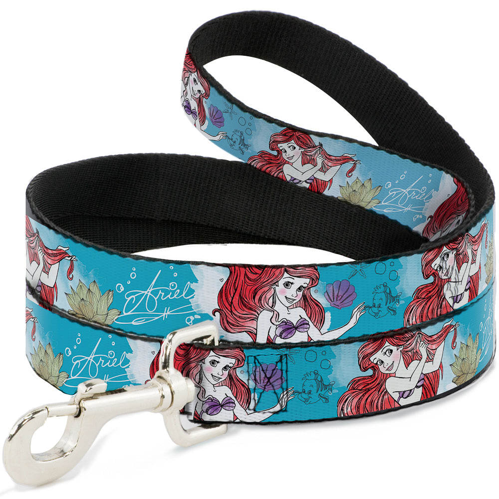Dog Leash - ARIEL Sketch Poses Blues/Lavender 