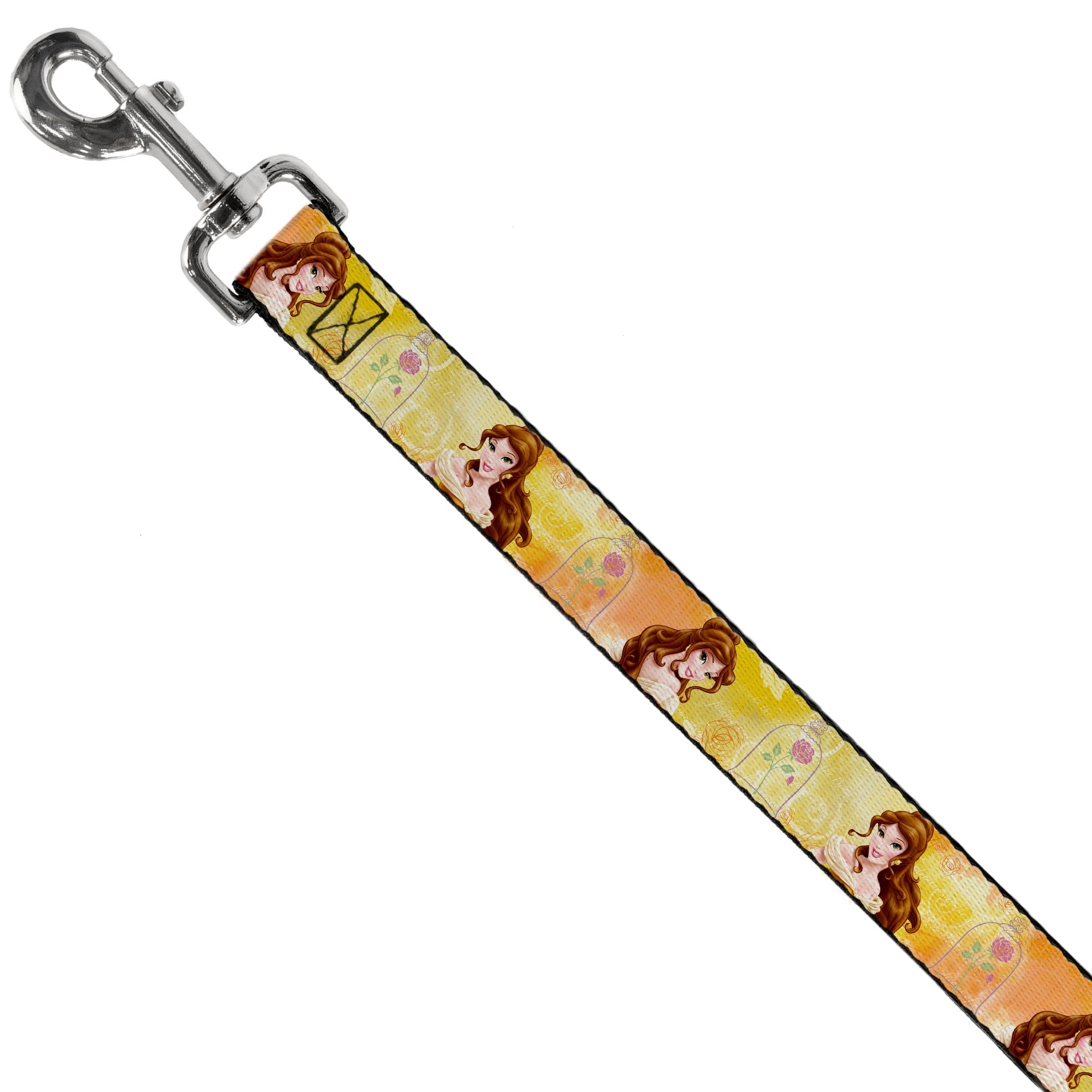Dog Leash - Belle Poses/Enchanted Rose/Story Script Yellow/Pinks