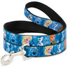 Dog Leash - Frozen Character Poses Blues