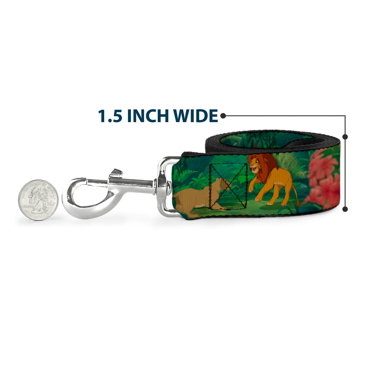 Dog Leash - Transparent Cheshire Cat Poses WERE ALL MAD HERE 