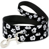 Buckle-Down Disney Mickey Mouse Expressions Black/White Dog Leash