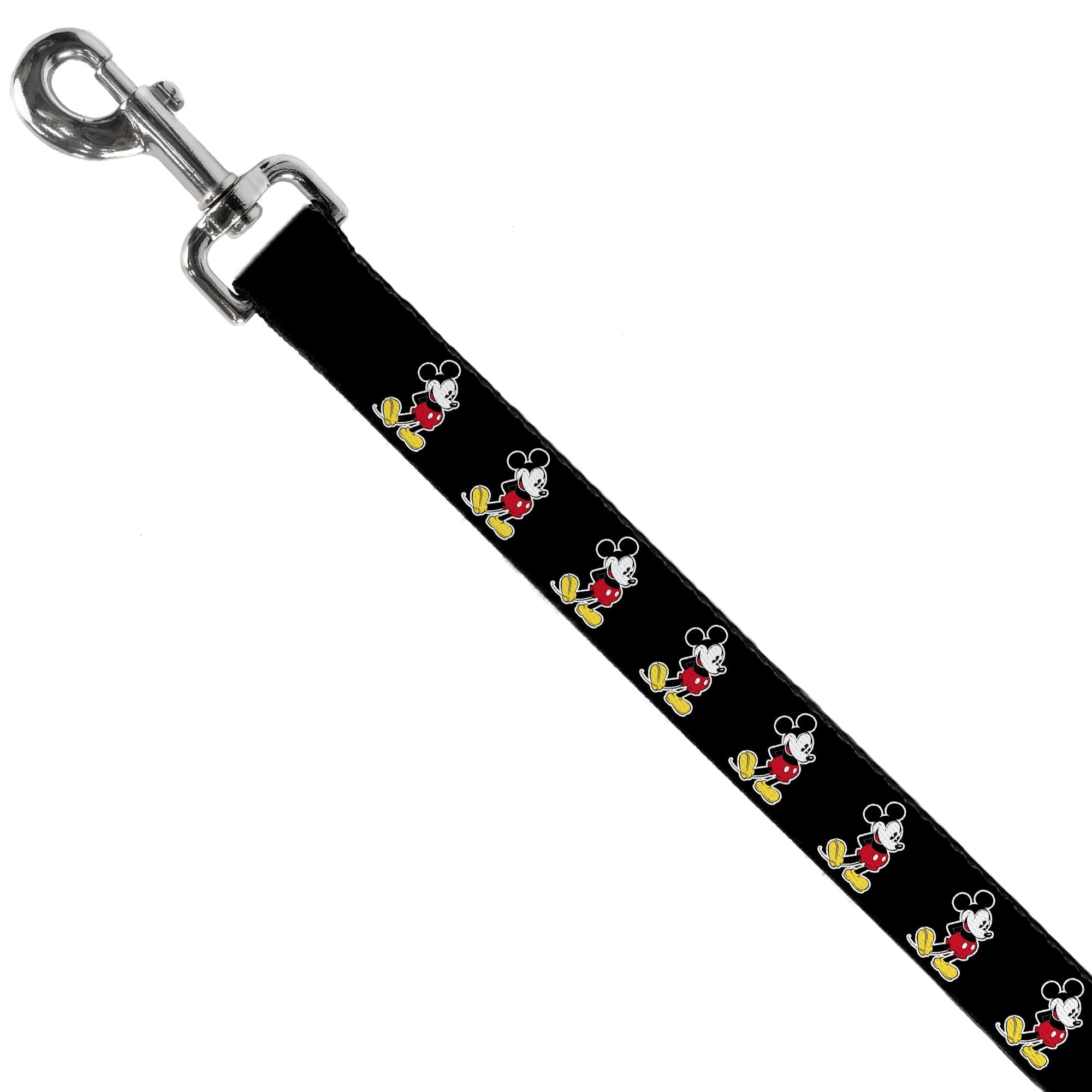 Dog Leash - Classic Mickey Mouse Pose Black 