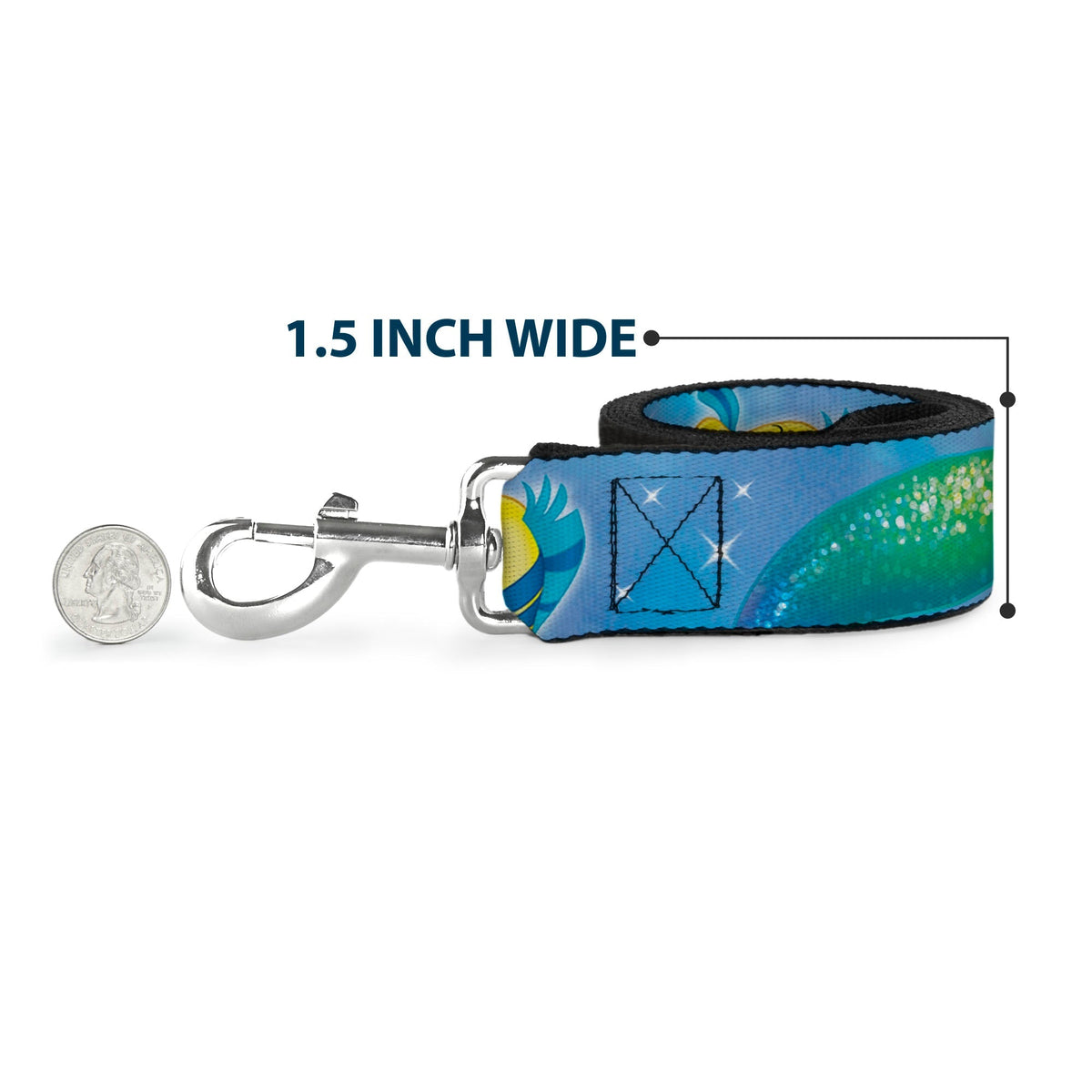 Dog Leash - Frozen Anna/Elsa/Olaf Poses/Scenes Purples 