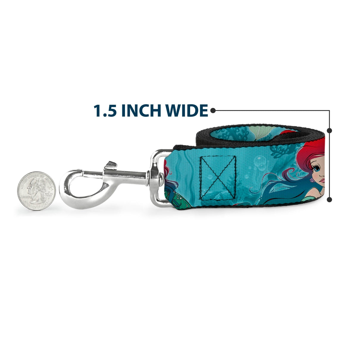 Dog Leash - Frozen Olaf Poses/Snowflakes Blues 