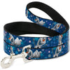 Buckle-Down Disney Frozen Olaf Poses & Snowflakes Dog Leash
