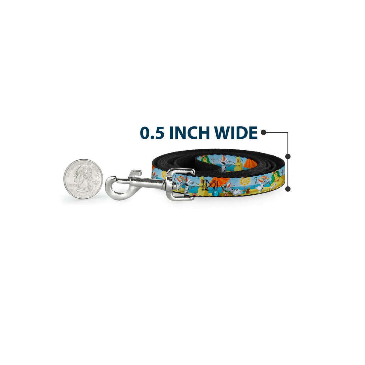 Dog Leash - Olaf Summertime Beach Scenes 
