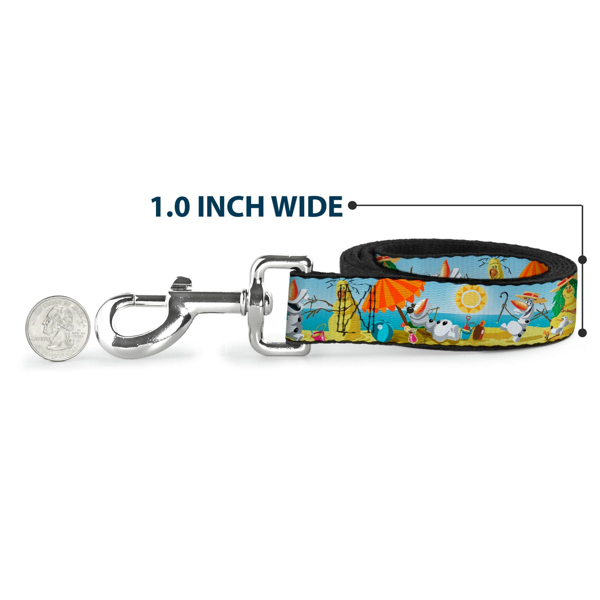 Dog Leash - Olaf Summertime Beach Scenes 
