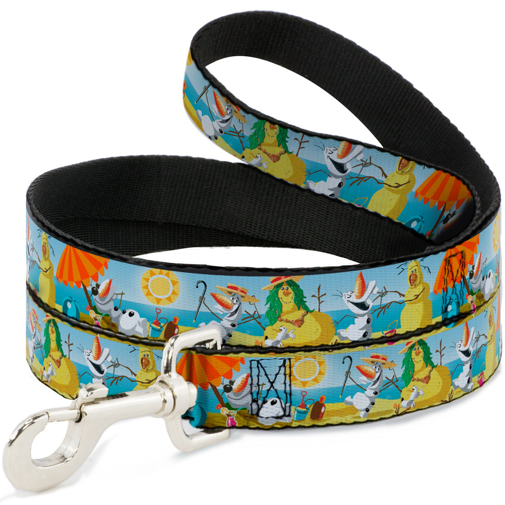 Dog Leash - Olaf Summertime Beach Scenes 