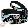 Buckle-Down Disney Glowing Tinker Bell Poses & Butterflies & Flowers Dog Leash