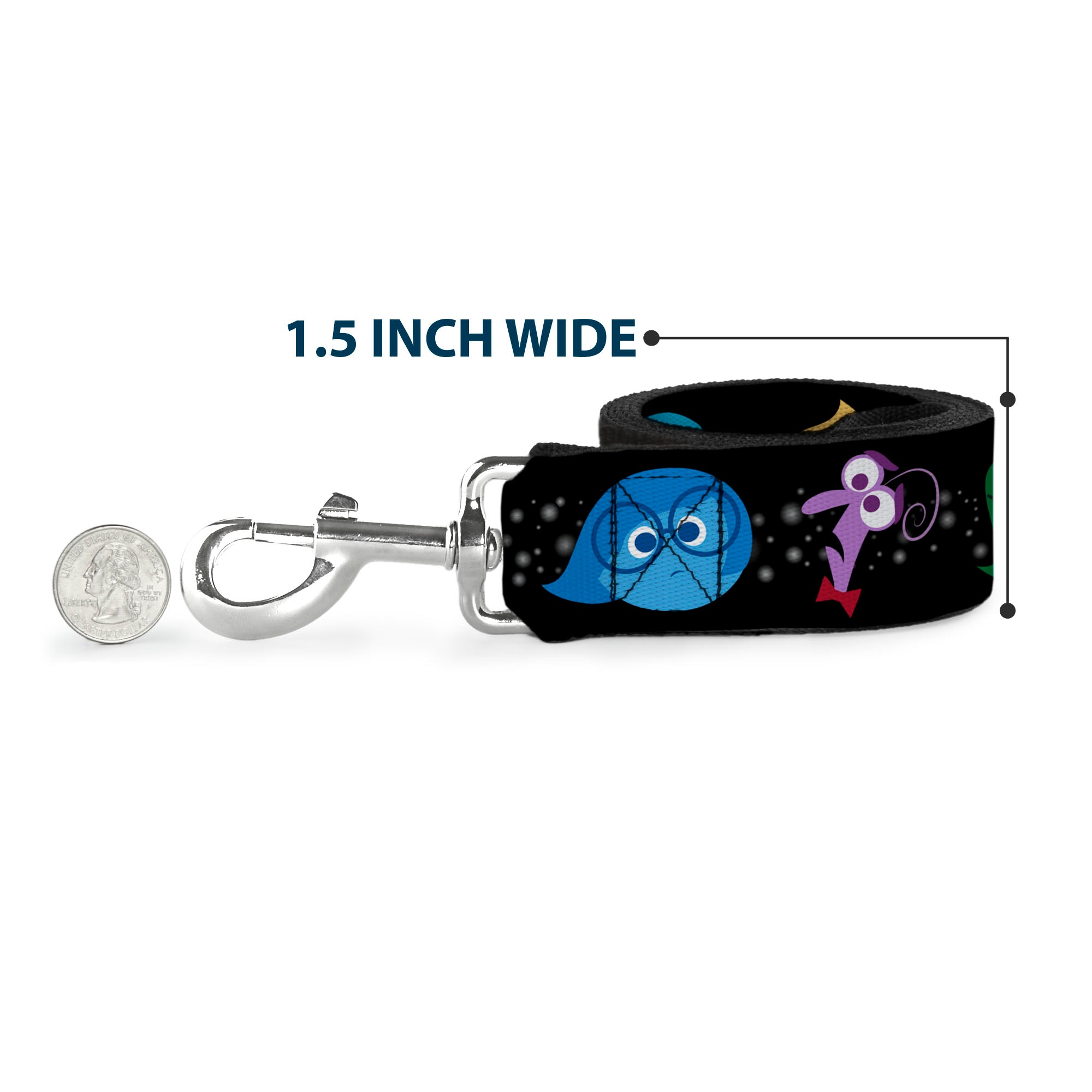 Dog Leash - Ariel Poses/Shells Sketch Blue/White