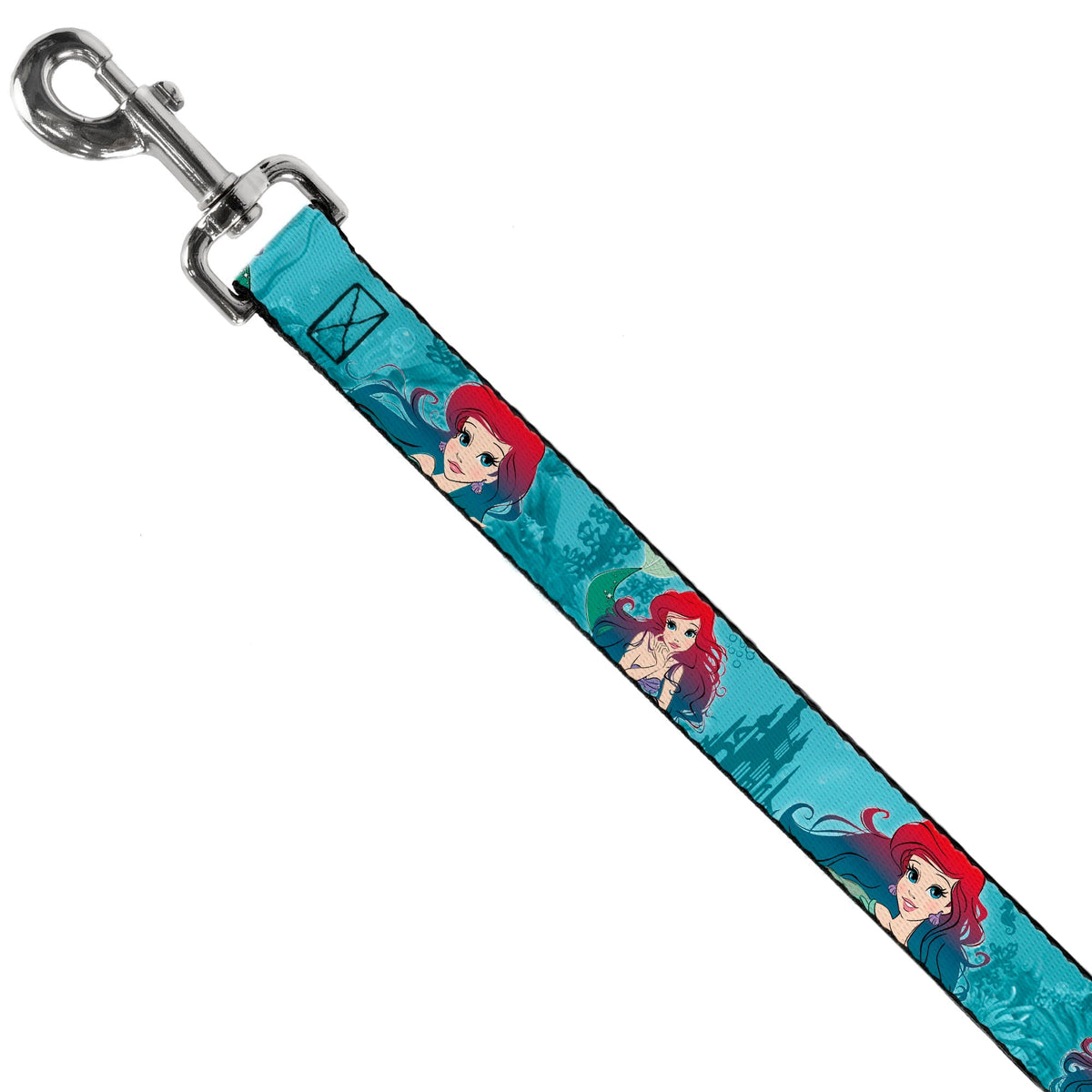 Dog Leash - Ariel Poses Coral & Castle Blues/Reds 