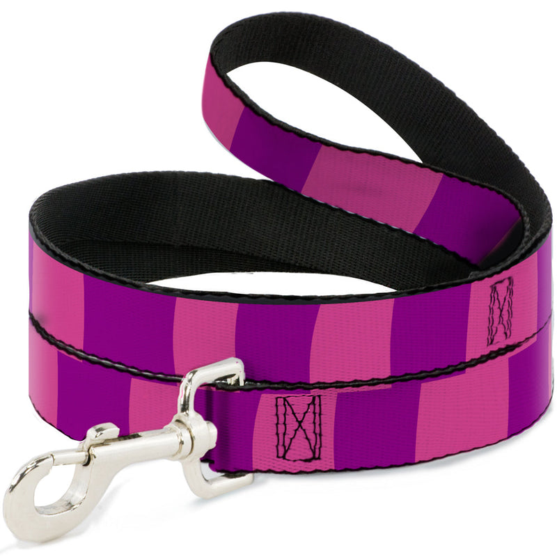 Dog Leash - Cheshire Cat Stripe Pink/Purple 