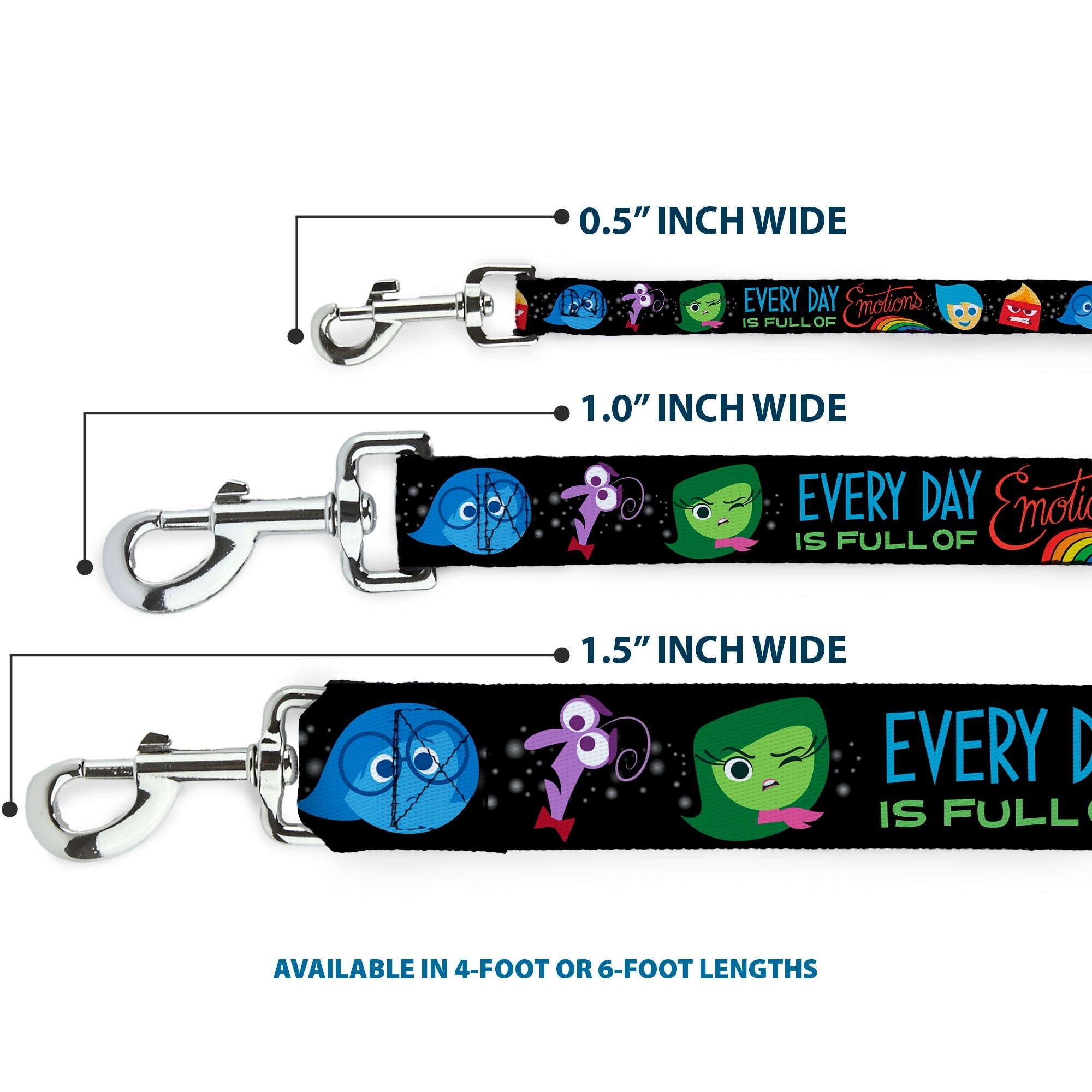 Dog Leash - INSIDE OUT/Emotion Expressions/EVERY DAY IS FULL OF EMOTIONS