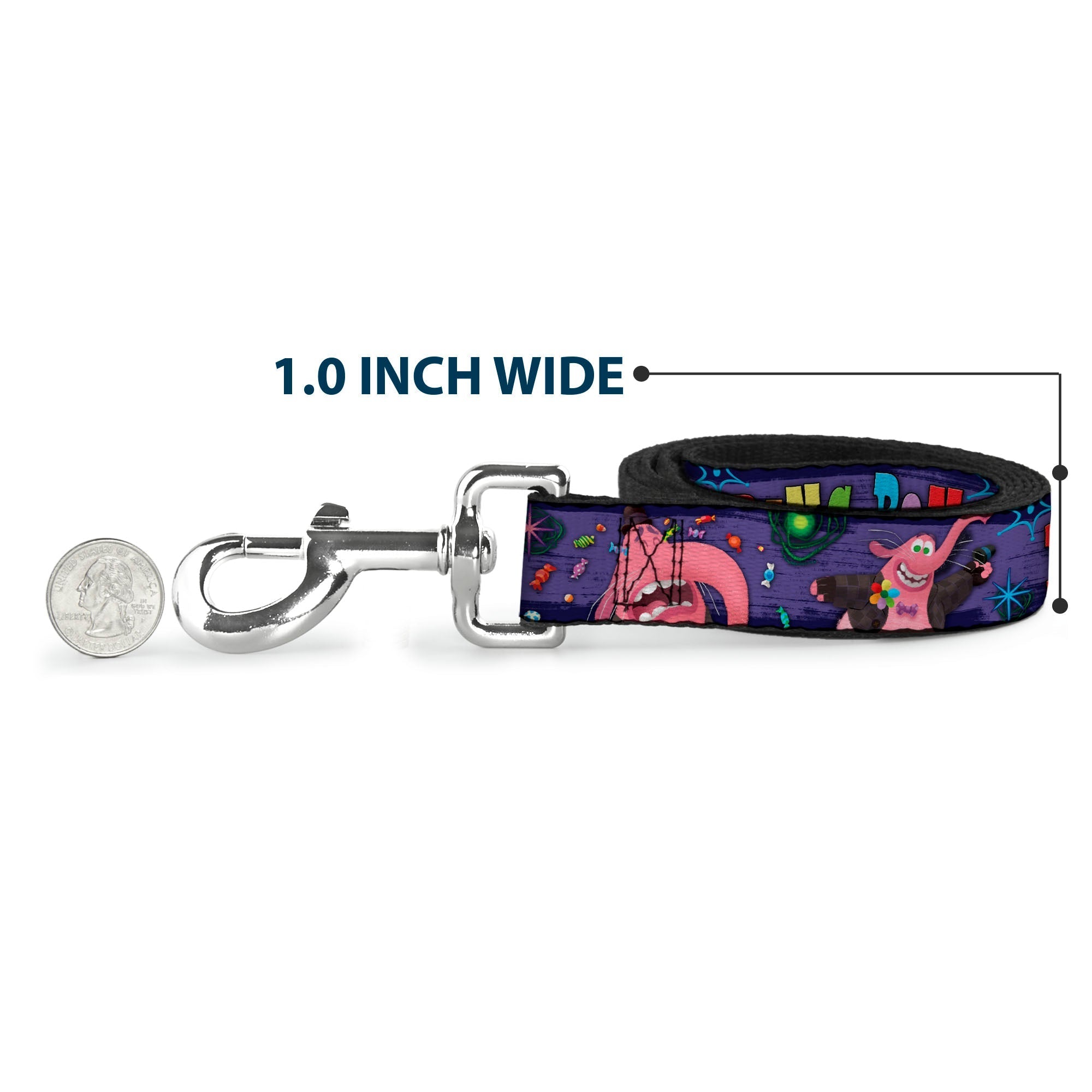 Dog Leash - BING BONG Poses/Candy Purples/Multi Color