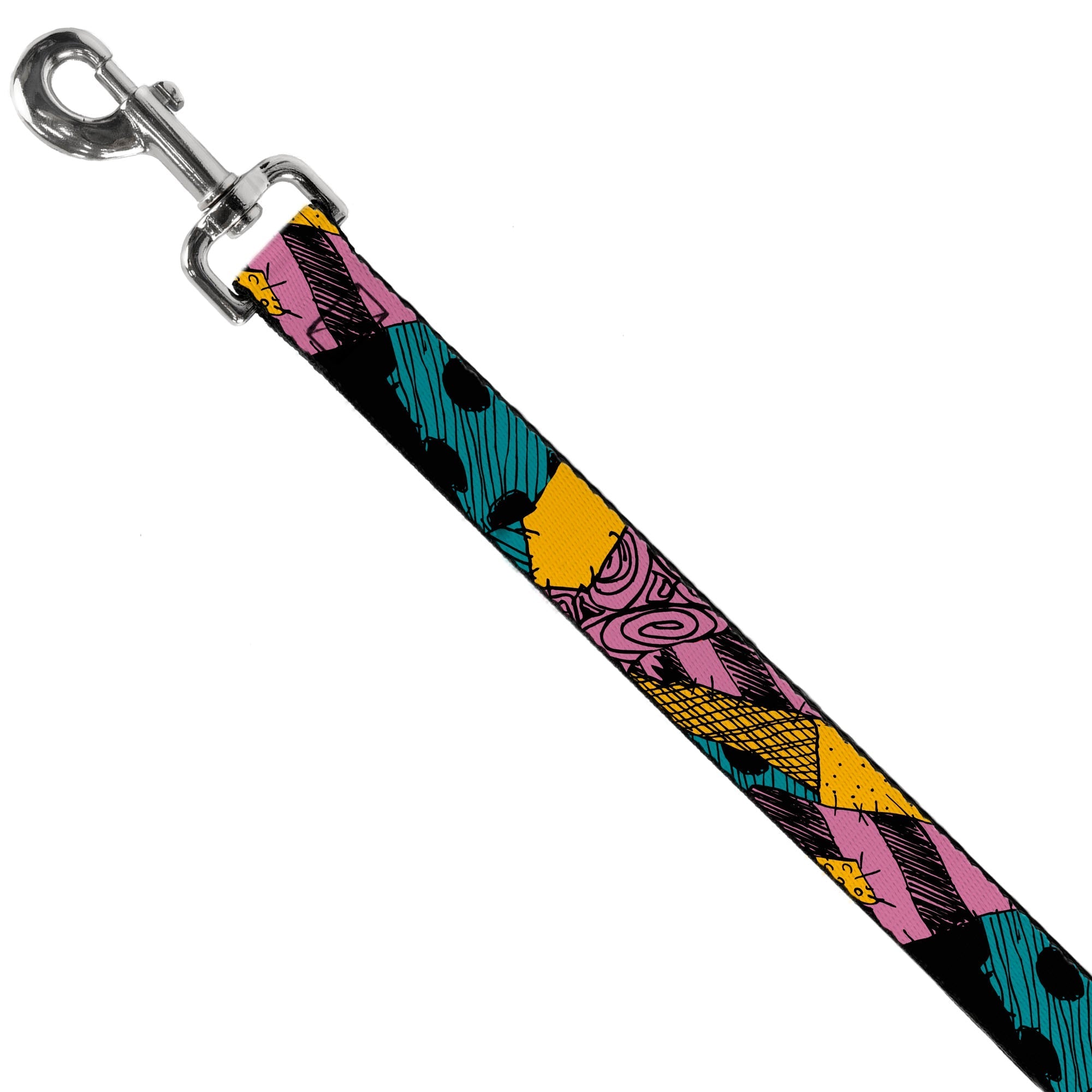 Dog Leash - Nightmare Before Christmas Sally Dress Patchwork 