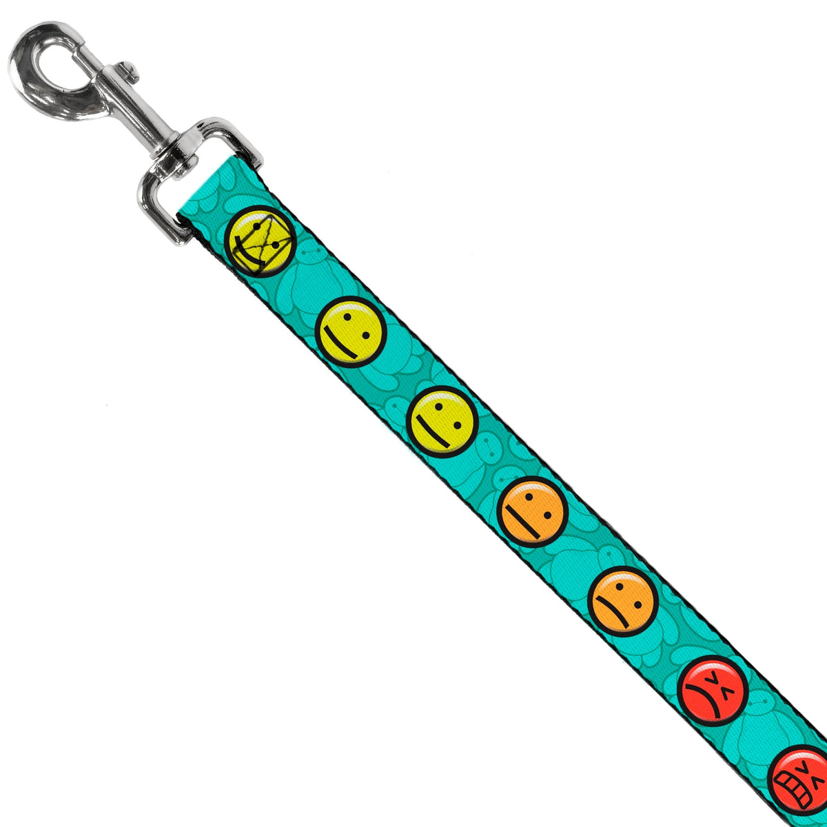 Dog Leash - Baymax/Mood Expressions/Baymax Scattered Turquoise 