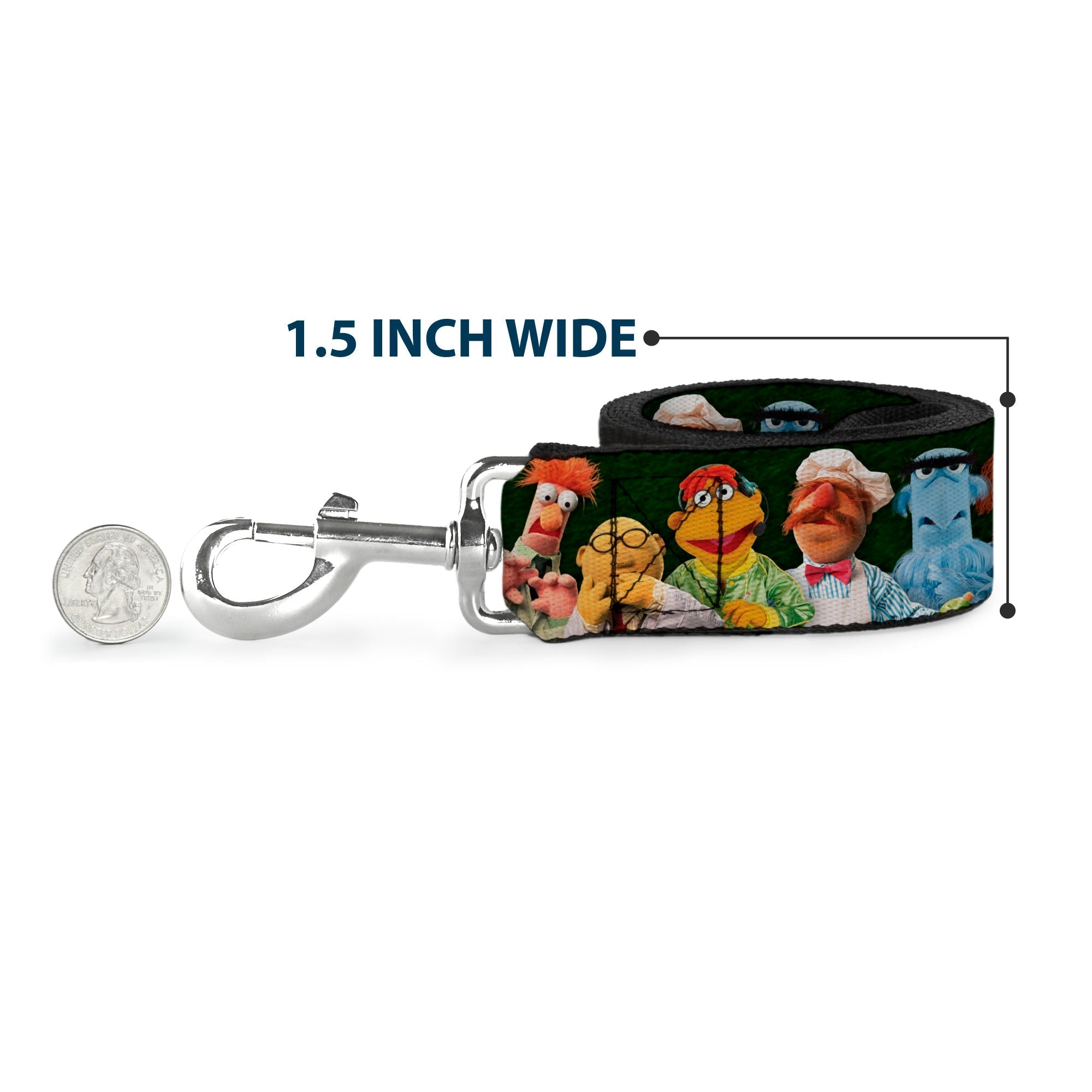 Dog Leash - BAYMAX Poses Black/White/Red 