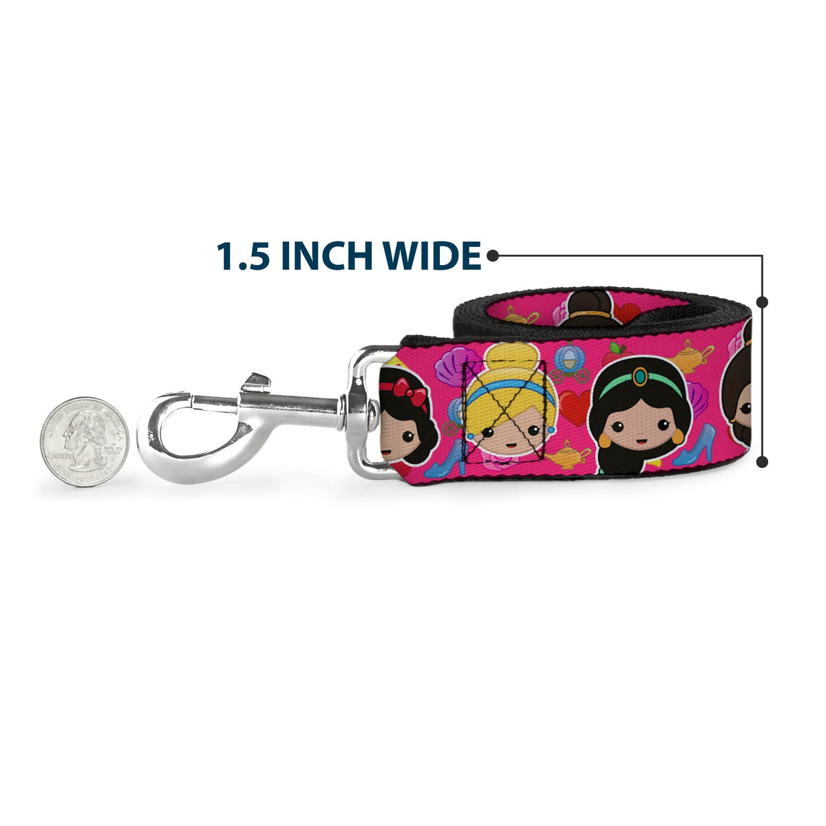 Dog Leash - Alice & Cheshire Cat Poses/Flowers 