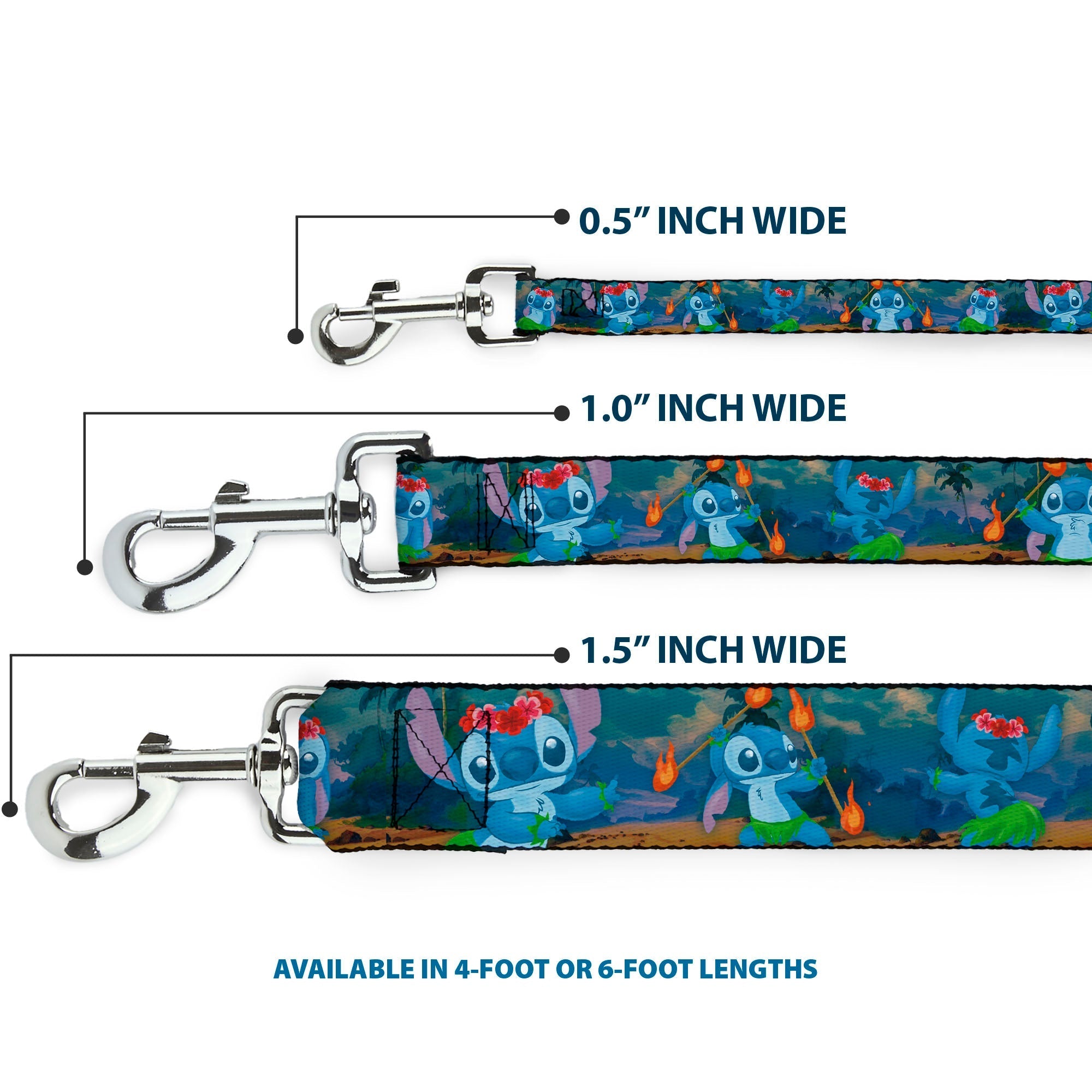 Dog Leash - Stitch Hula Dance 5-Poses
