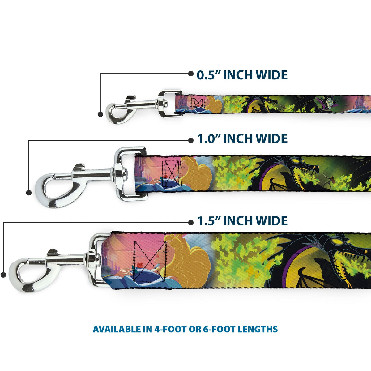 Dog Leash - Sleeping Beauty & Maleficent/Maleficent Dragon Scenes 