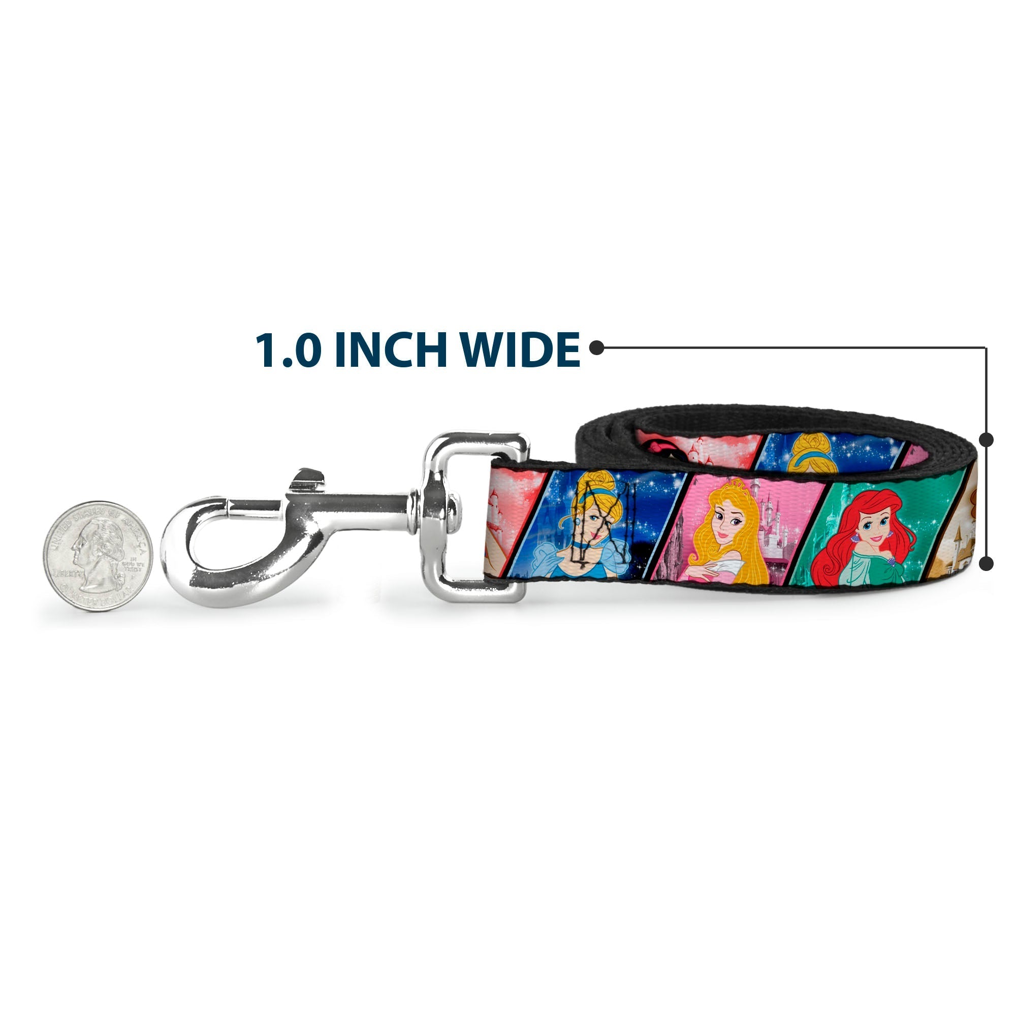 Dog Leash - Disney Princess Poses/Castle Blocks