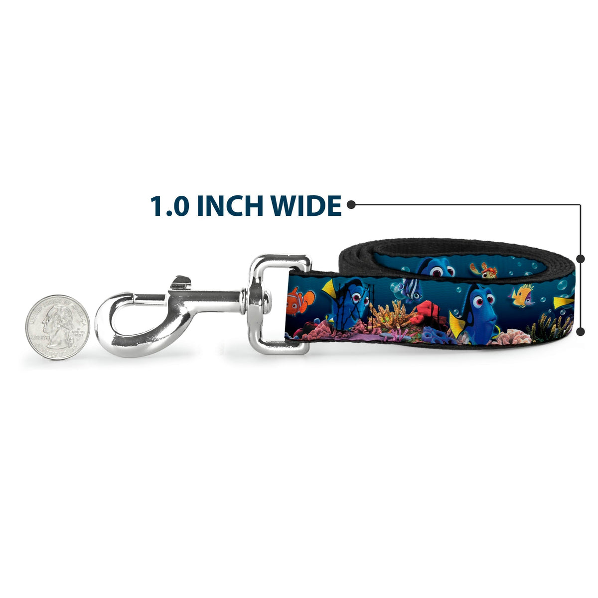 Dog Leash - Dory Poses & Friends Under the Sea 