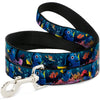 Buckle-Down Disney Dory Poses & Friends Under the Sea Dog Leash