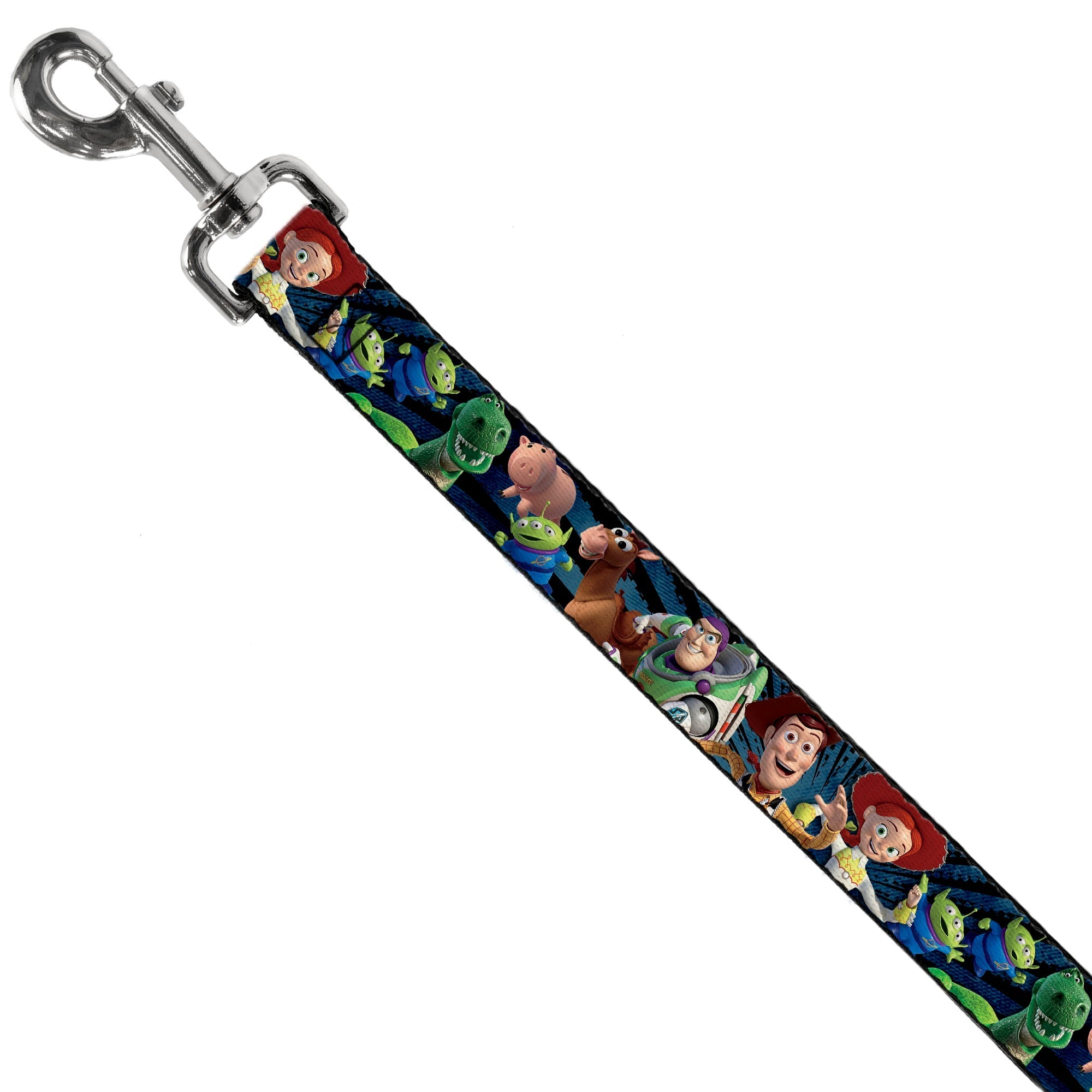 Dog Leash - Toy Story Characters Running2 Denim Rays 