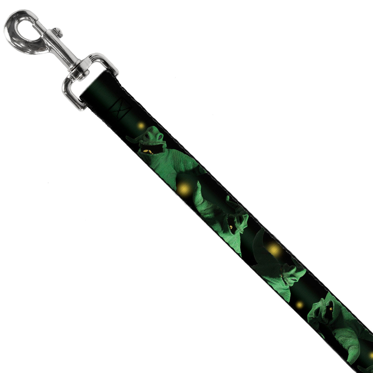 Dog Leash - Oogie Boogie 4-Poses Black/Yellow/Green 