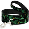 Dog Leash - Oogie Boogie 4-Poses Black/Yellow/Green