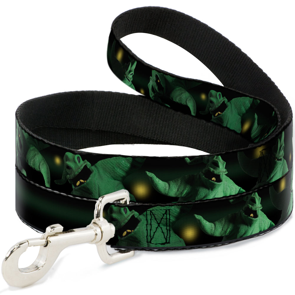 Dog Leash - Oogie Boogie 4-Poses Black/Yellow/Green 