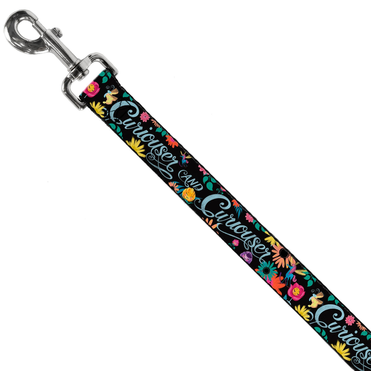 Dog Leash - CURIOUSER AND CURIOUSER/Flowers of Wonderland Collage