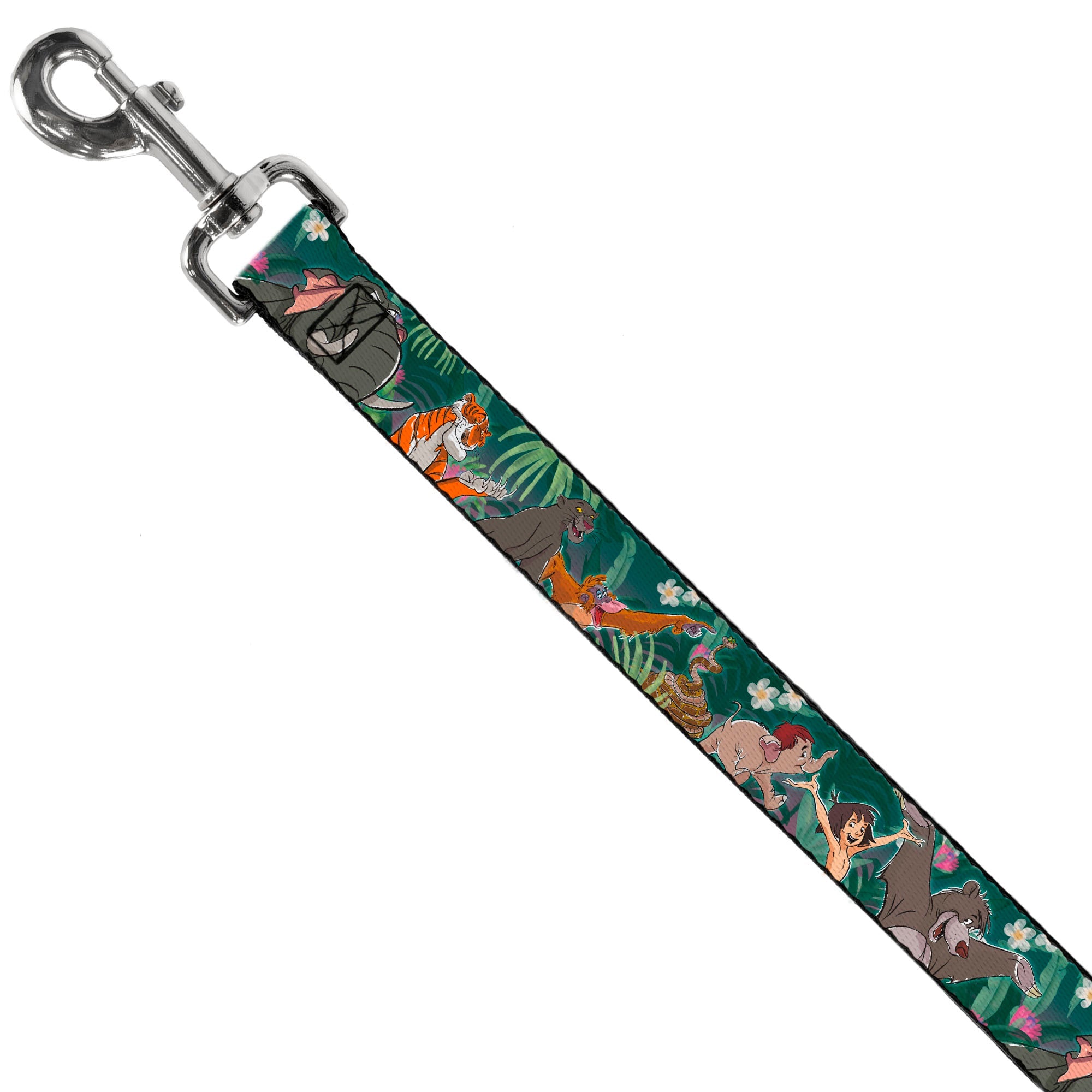 Dog Leash - The Jungle Book 8-Character Group Greens