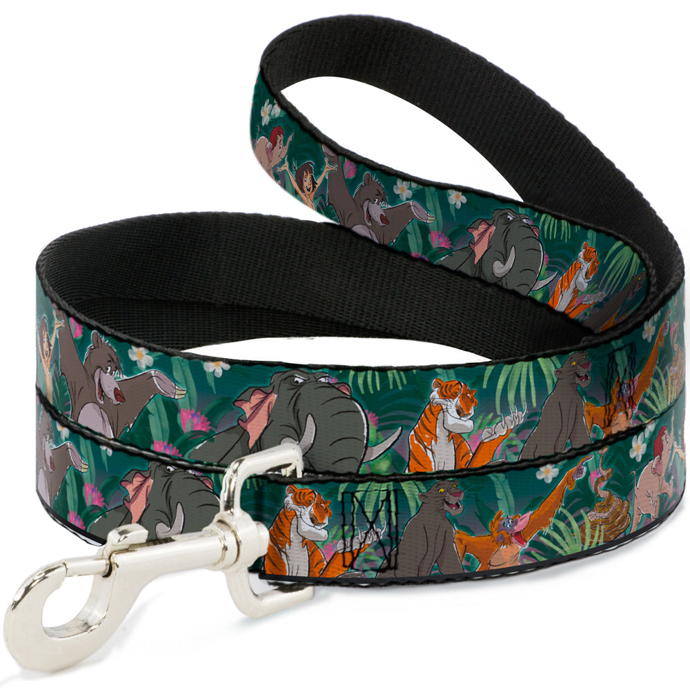 Dog Leash - The Jungle Book 8-Character Group Greens