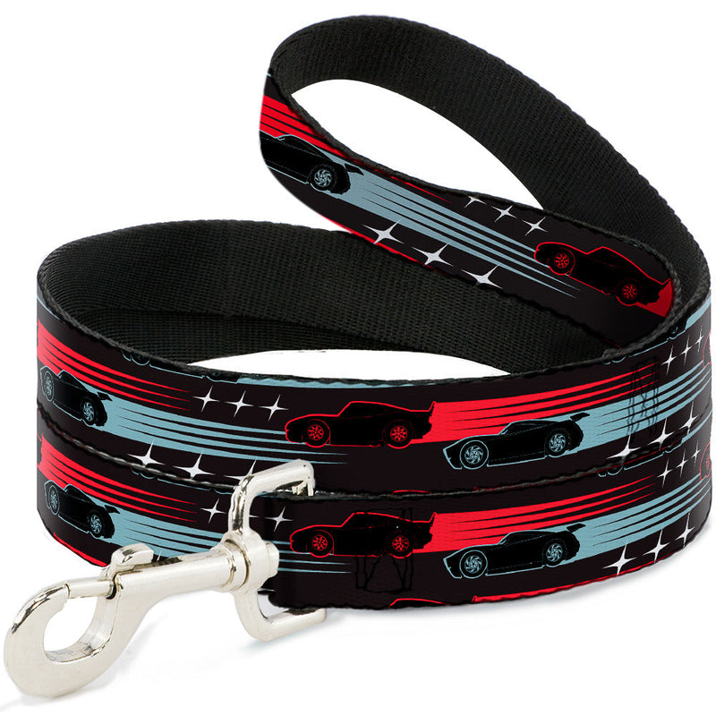Dog Leash - Cars 3 Cars Stripes/Stars Grays/Blues/Reds 
