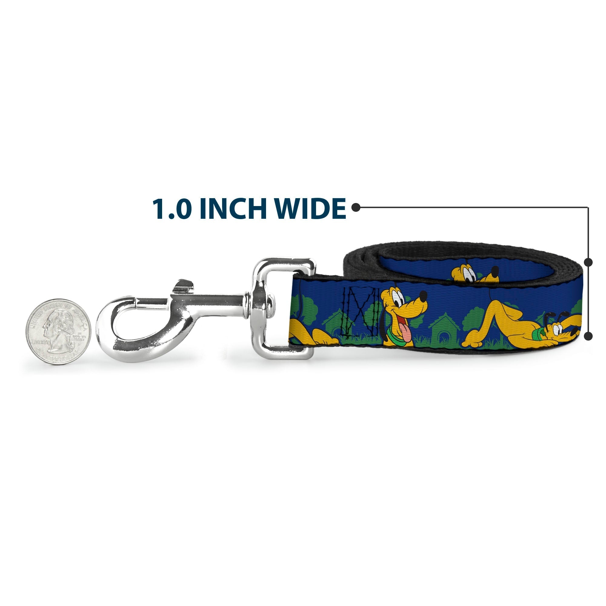 Dog Leash - Pluto 4-Poses/Landscape Blue/Green