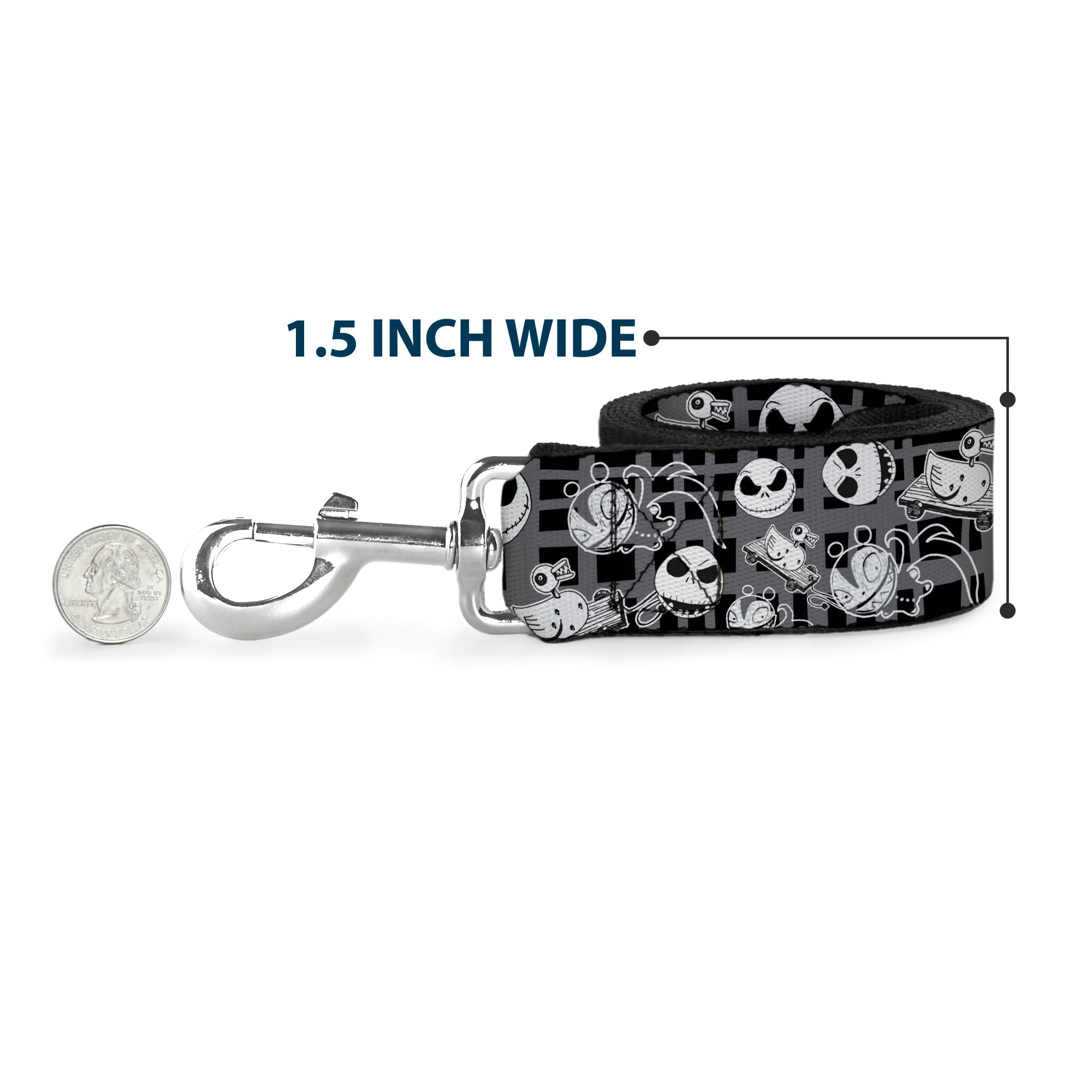 Dog Leash - Lady and Tramp 6-Poses Olive Green 