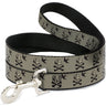 Dog Leash - Jack Sparrows Flag Icons Grays