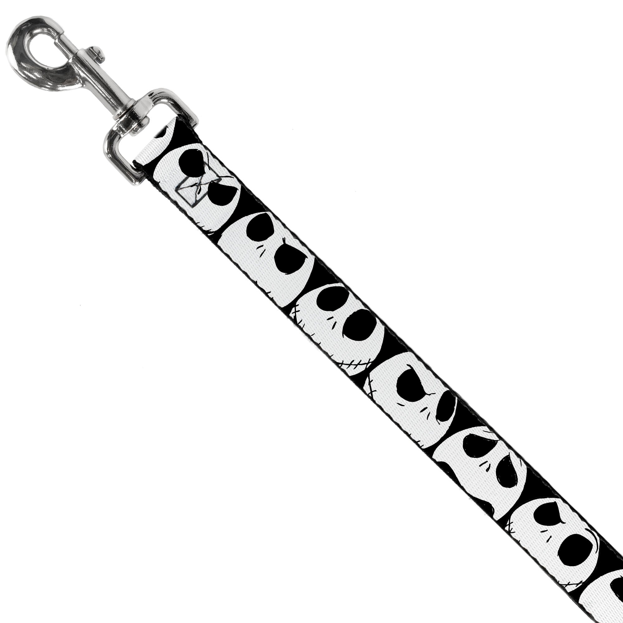 Dog Leash - Nightmare Before Christmas 7-Jack Expressions CLOSE-UP Black/White