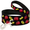 Dog Leash - Mickey Mouse Shorts and Shoes Black/Red/Yellow