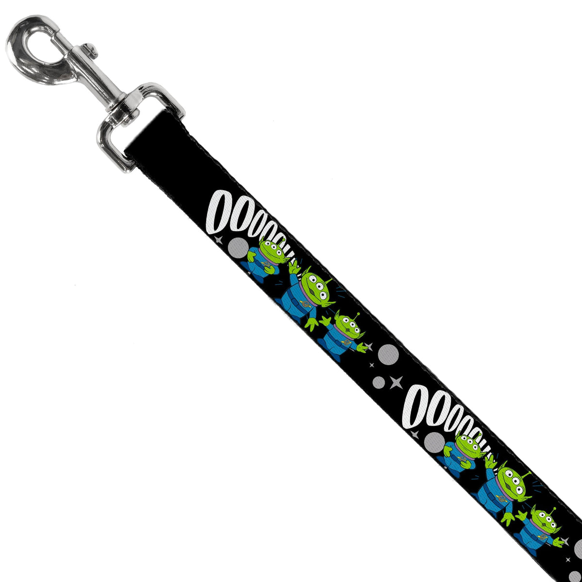 Dog Leash - Toy Story 3-Aliens OOOOOHHH Black/White/Gray 