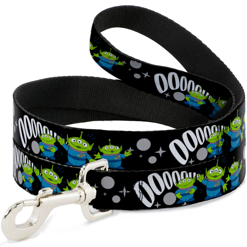 Dog Leash - Toy Story 3-Aliens OOOOOHHH Black/White/Gray 