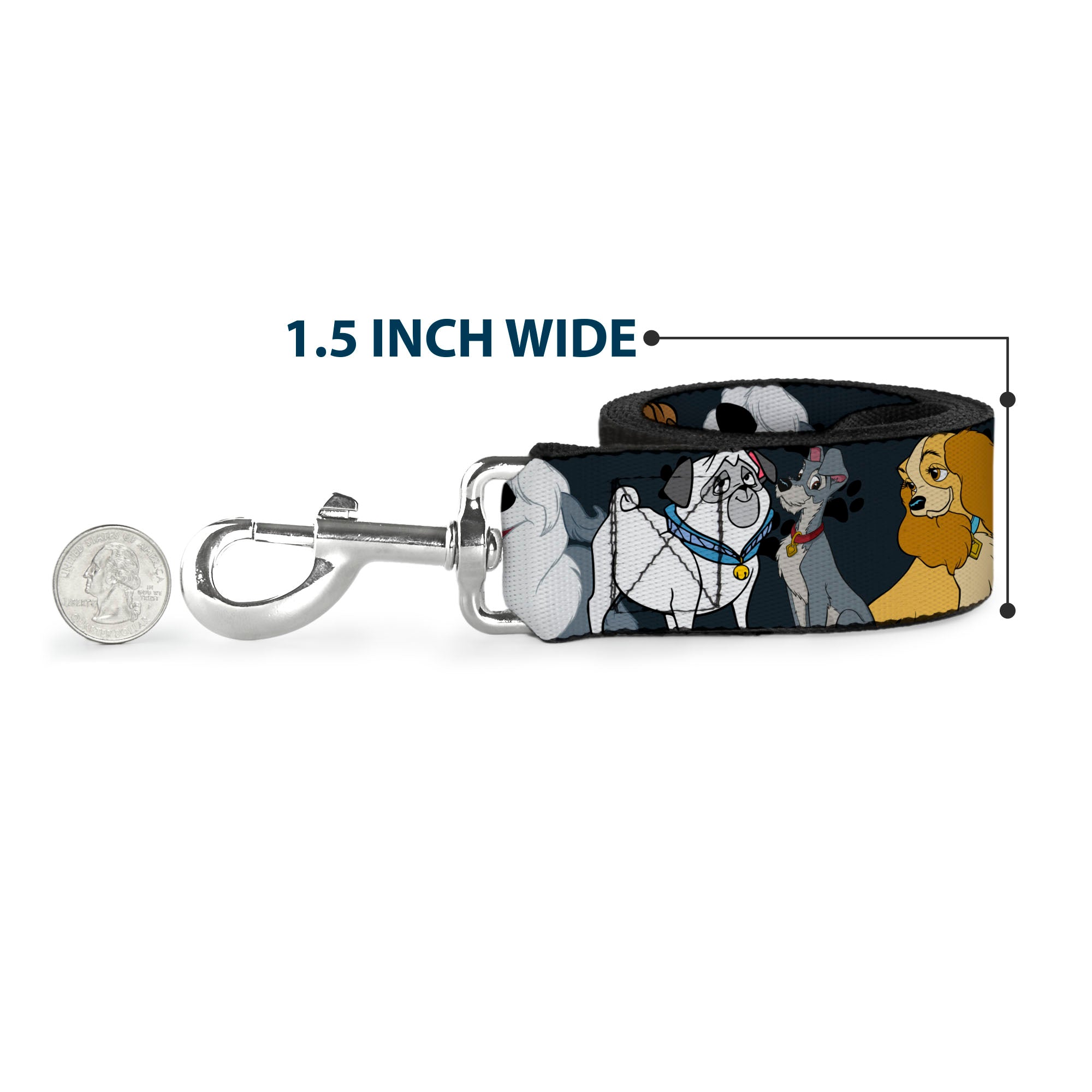 Dog Leash - Disney Pixar Luxo Ball Repeat White/Yellow/Blue/Red