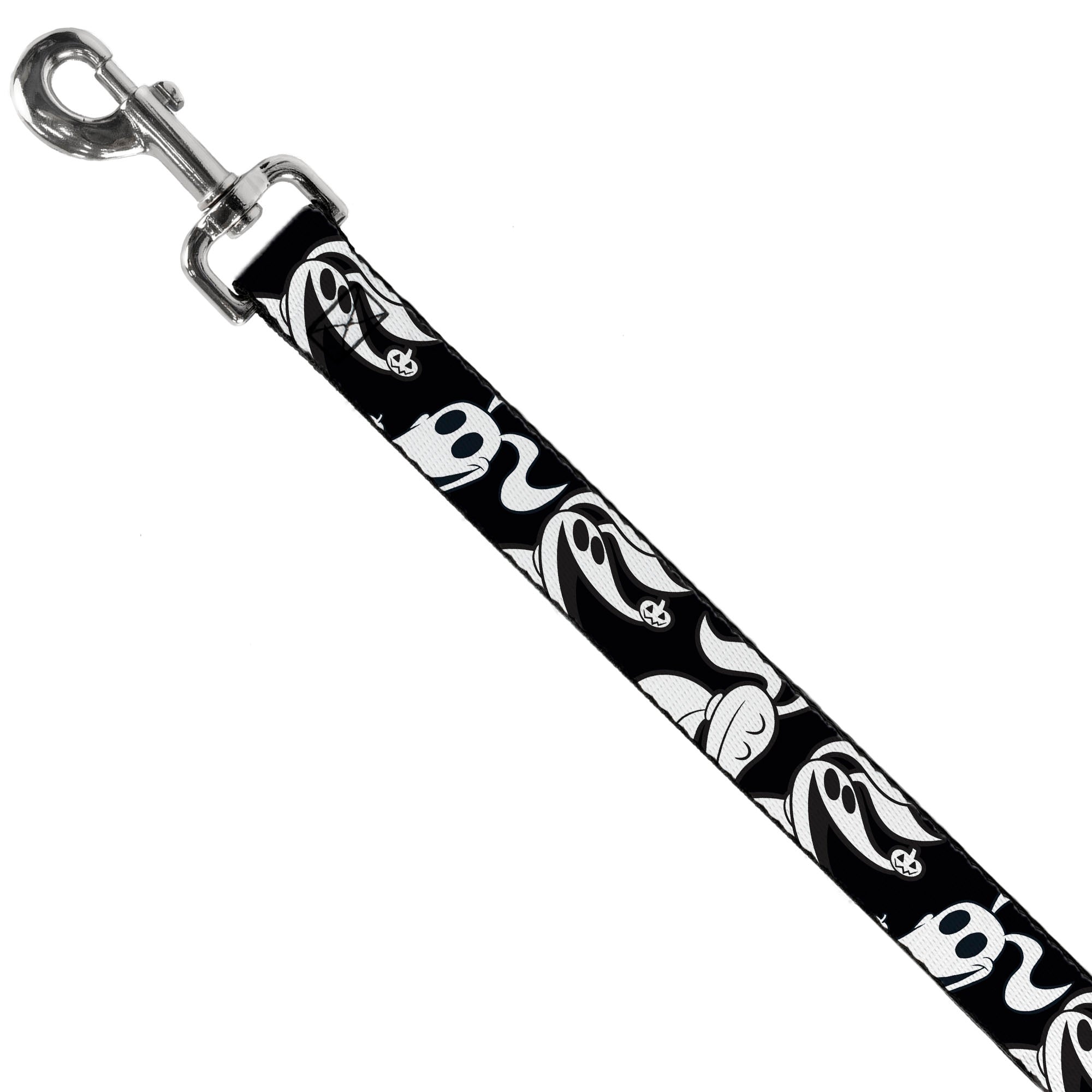 Dog Leash - Nightmare Before Christmas Zero Expressions Black/White