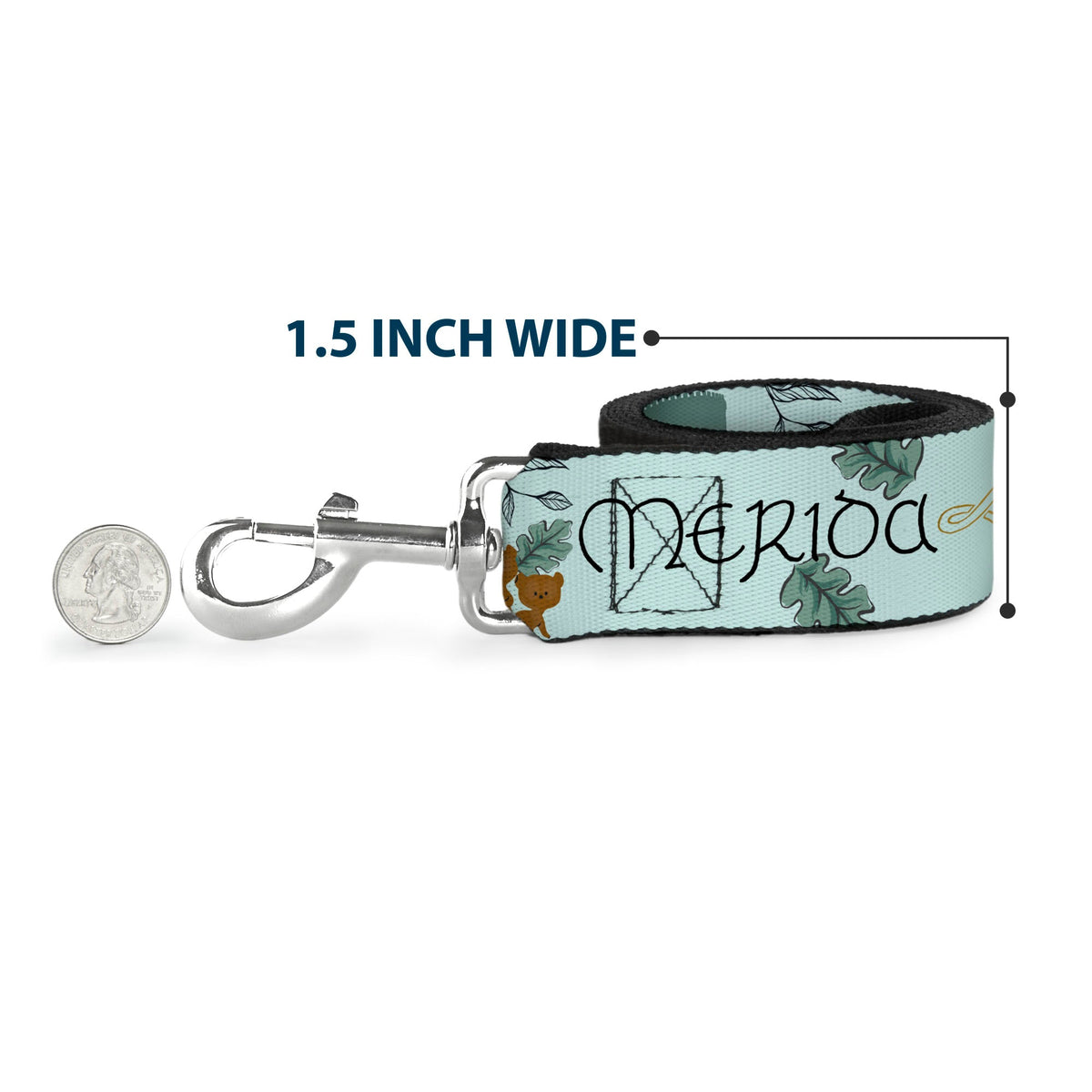 Dog Leash - Onward Barley/Unicorn/Guinevere Icons/Stars Black/Gray/Blues 