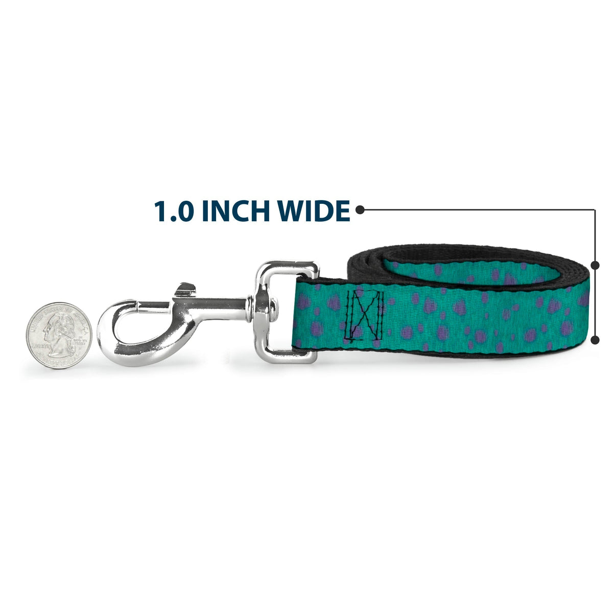 Dog Leash - Monsters Inc. Sulley Bounding Spots Blue/Purple 