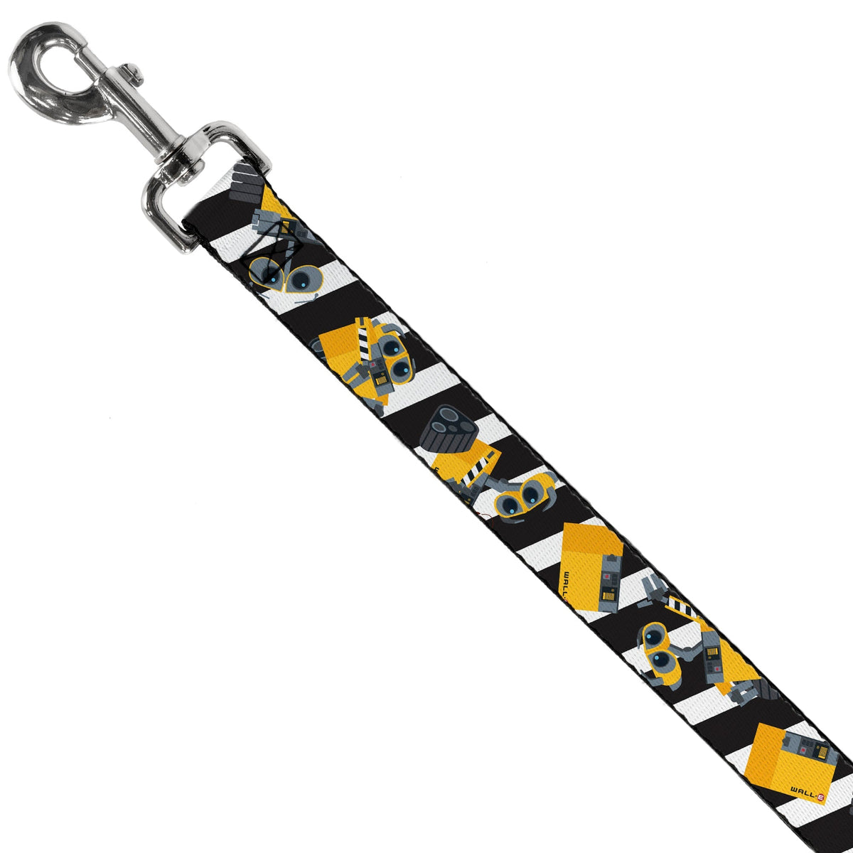 Dog Leash - Wall-E Poses/Stripe Black/White 
