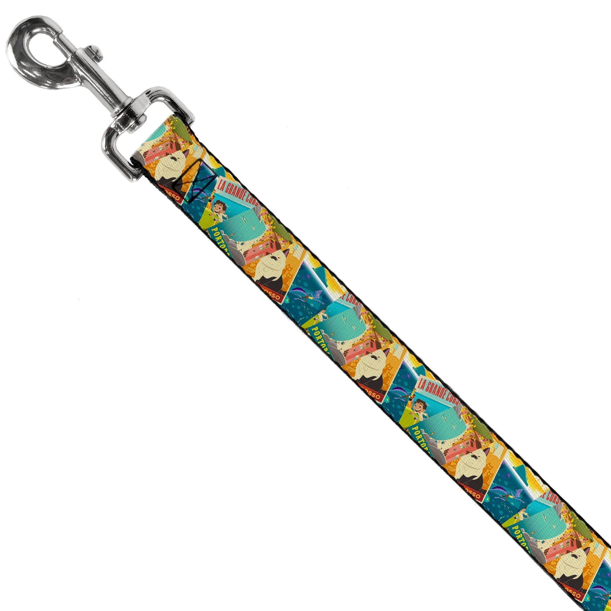 Dog Leash - Luca The Piazza Poster Collage Stacked 